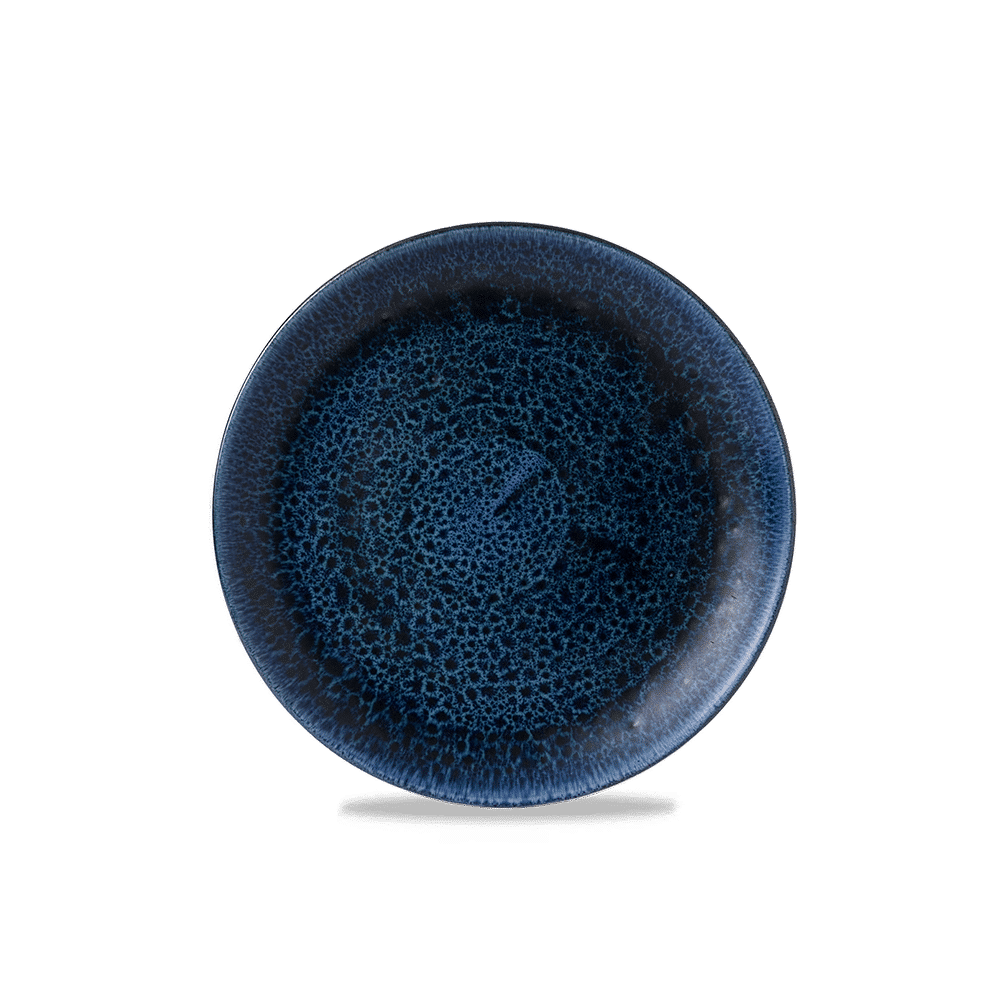 Blaue Keramikschale, Nahaufnahme, B2B Gastronomie