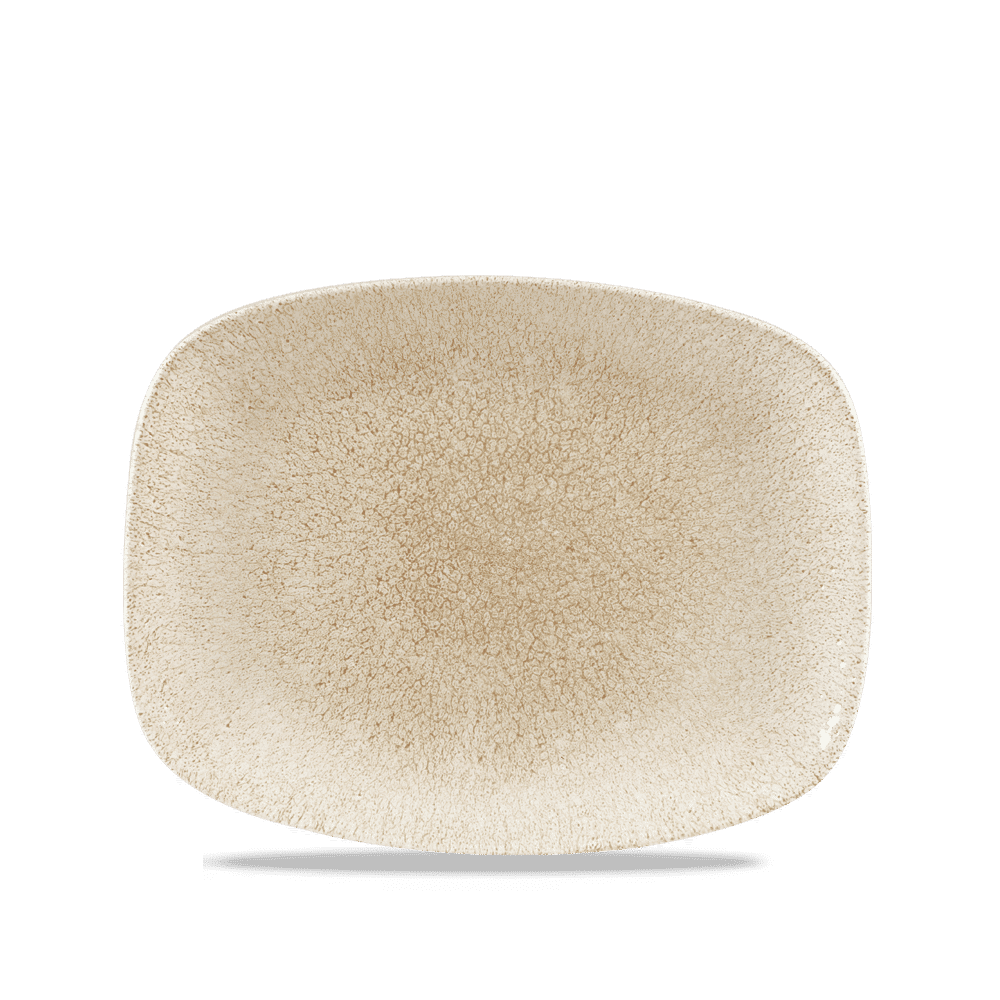 Leeres, beige Teller, B2B Gastronomie