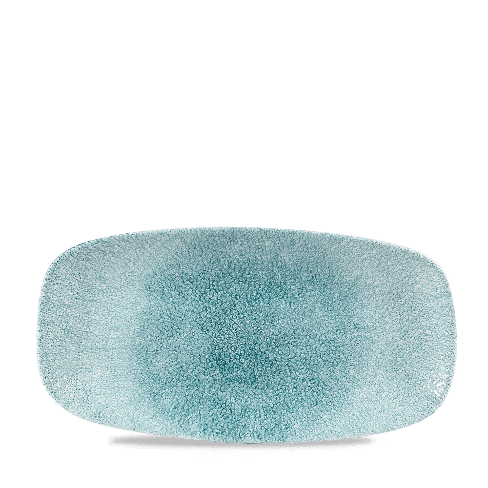 Blaue, ovale Servierplatte, B2B Gastronomie