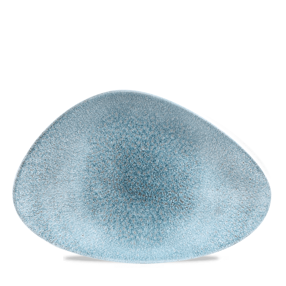 Blaue, strukturierte, moderne Schale