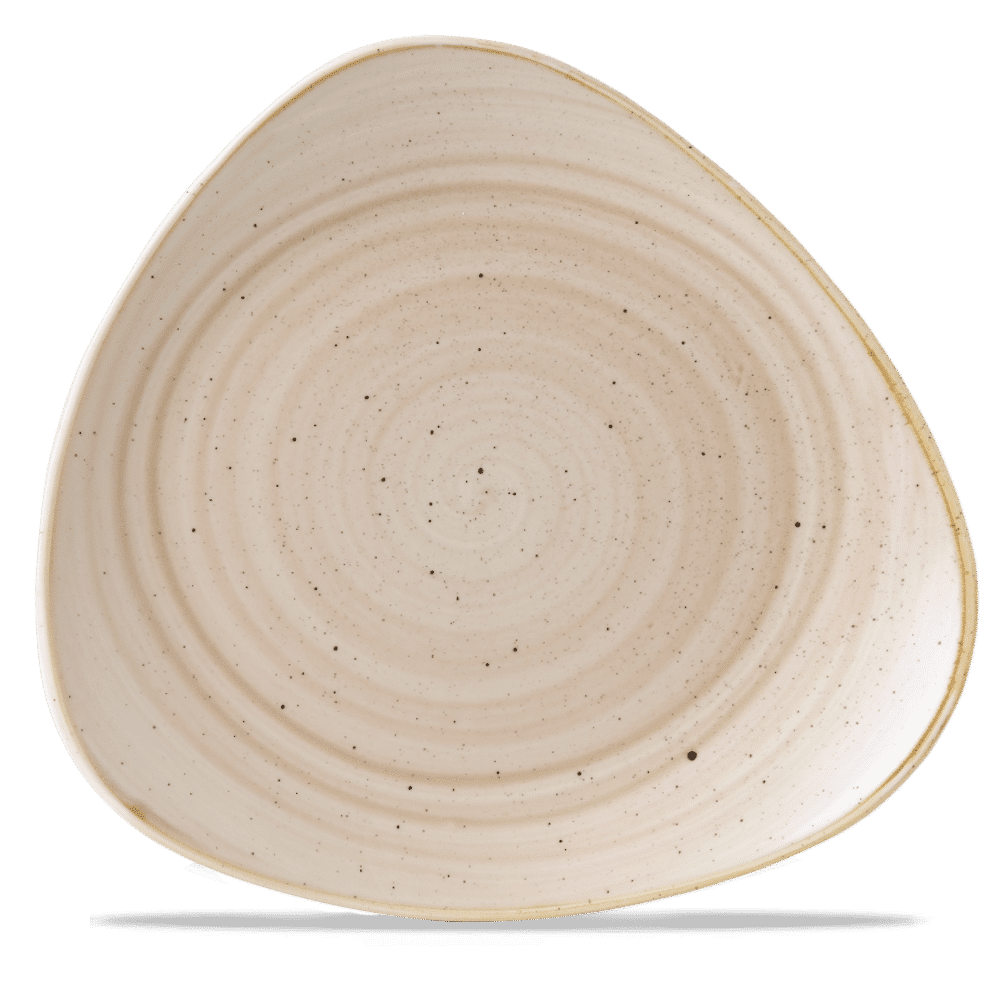 Leere, beige, Keramik-Schale