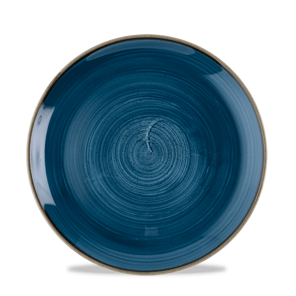 Blaue Keramikschale, Nahaufnahme, B2B Gastronomie