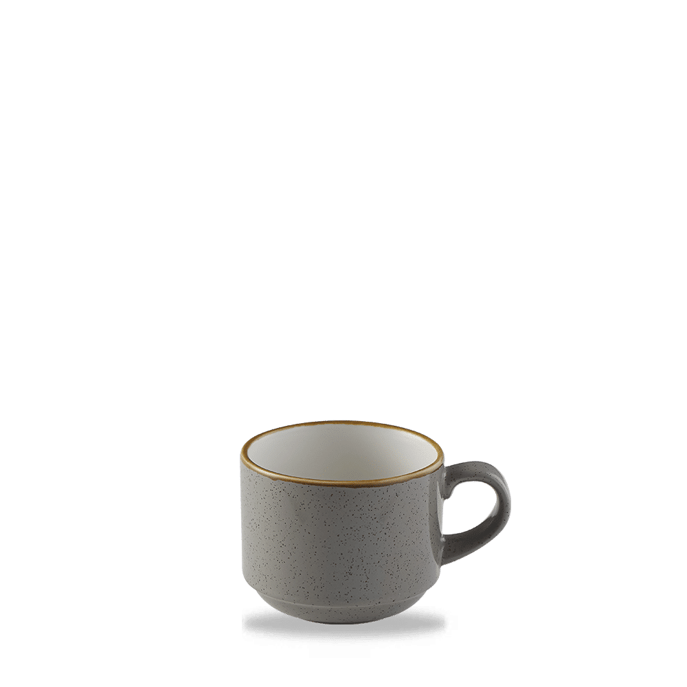 Kaffeetasse auf weißem Hintergrund