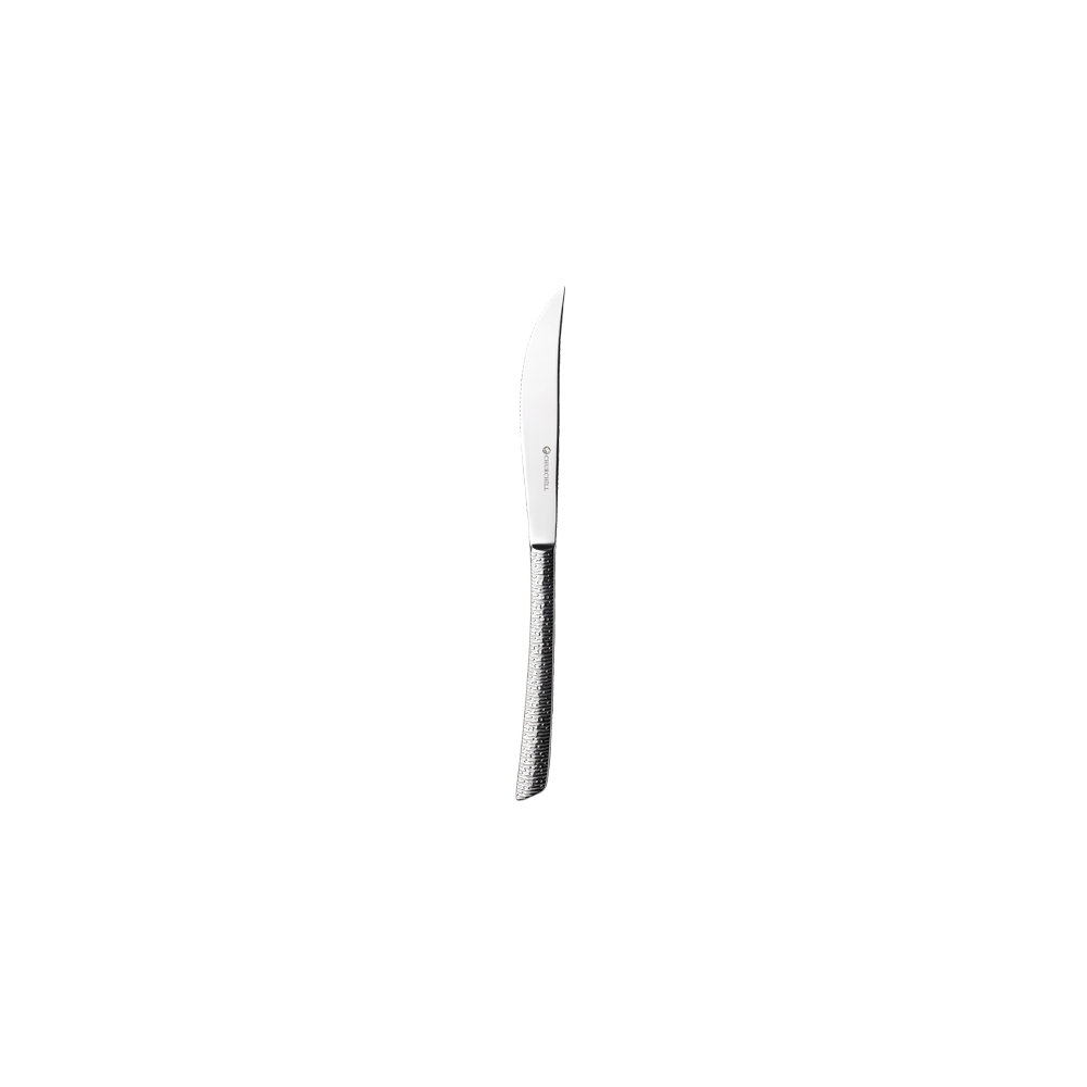 Messer mit schwarzem Griff.