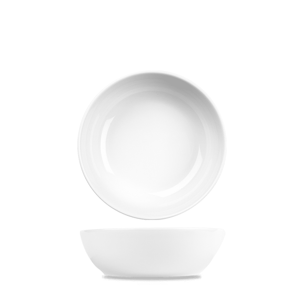 Zwei weiße Schalen, minimalistisch.
