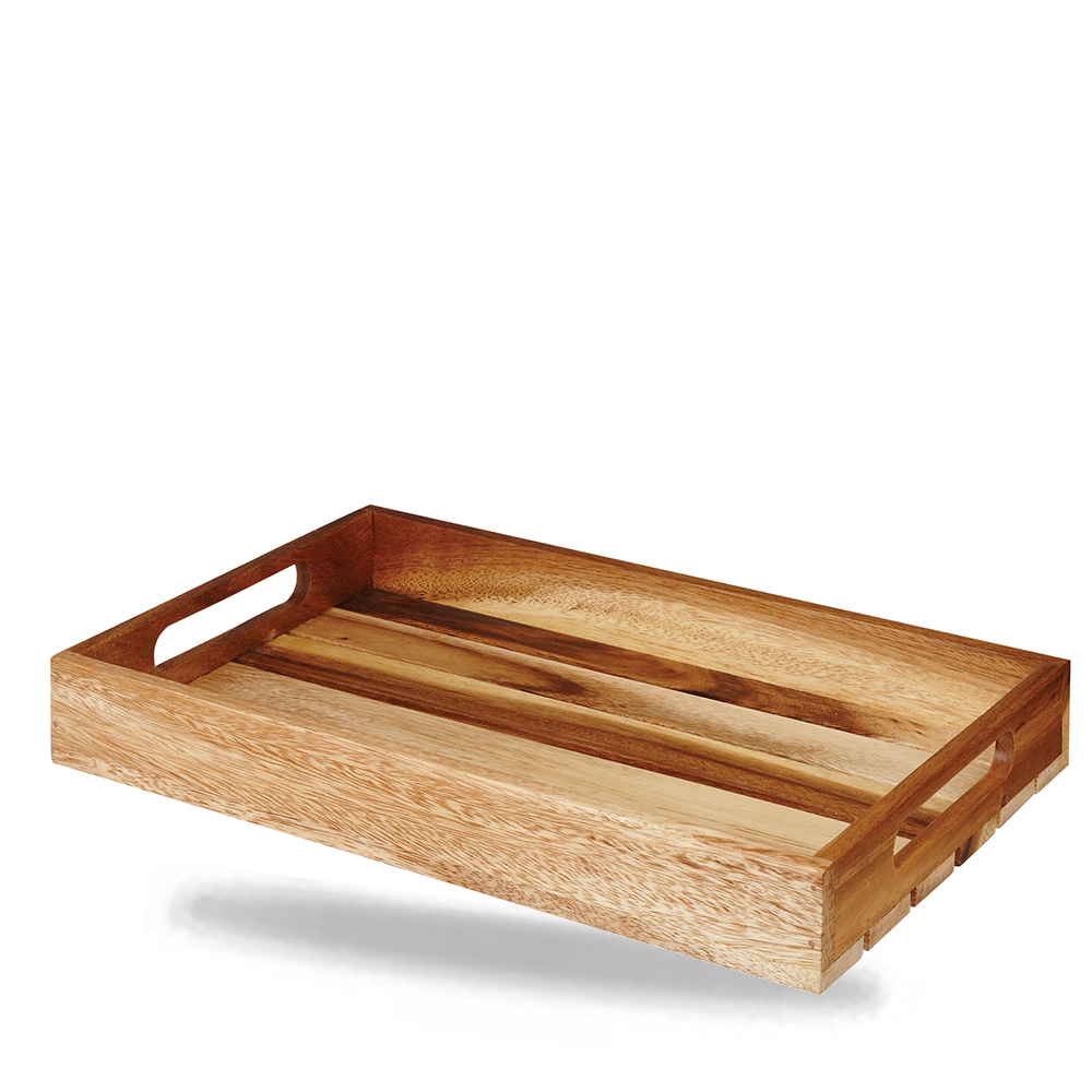 Holztablett für Gastronomie-Bestellungen