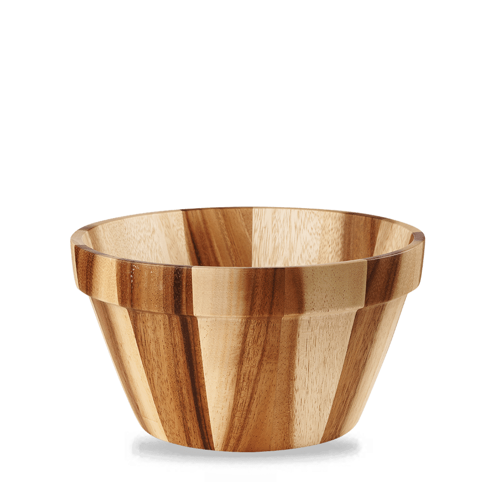Holzschüssel für Gastronomiebedarf