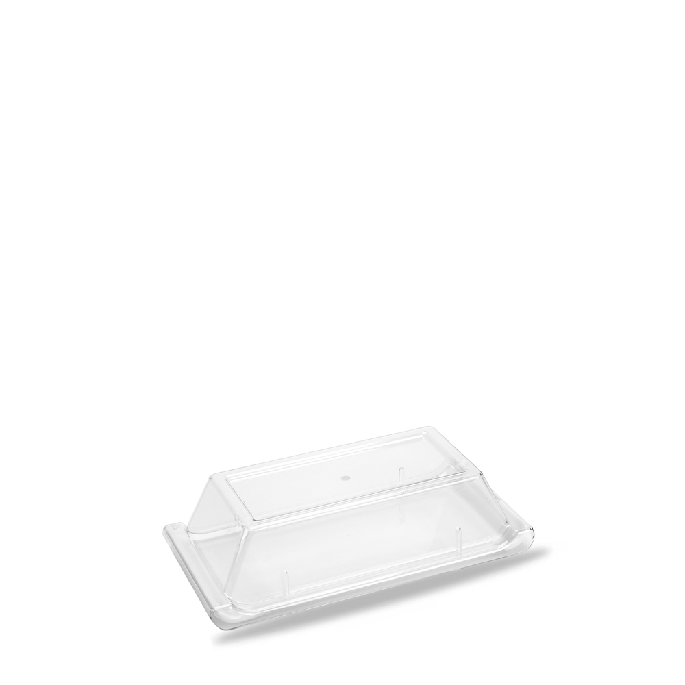 Transparente Abdeckhaube für Speisen.