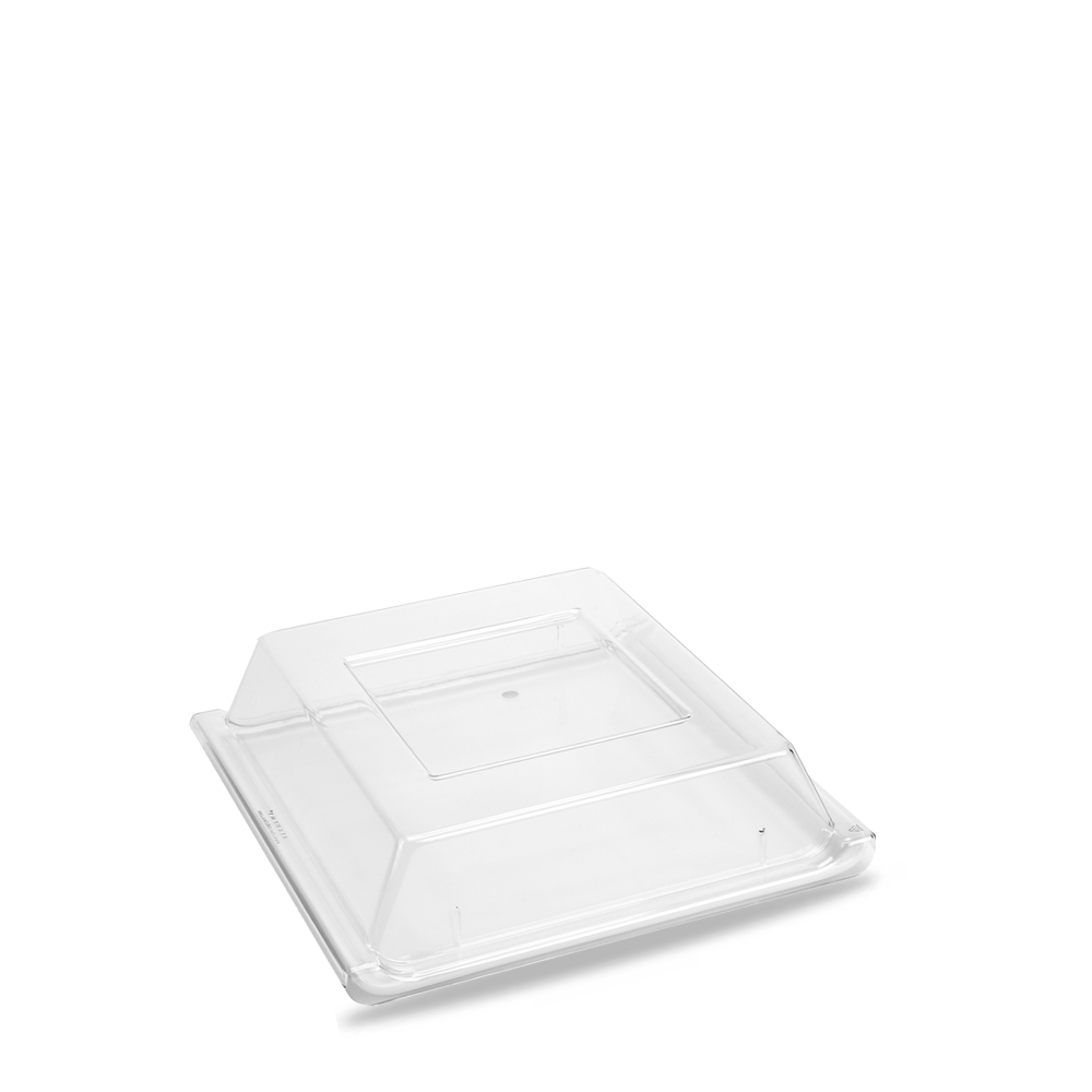 Transparente Kunststoff-Abdeckung für Tabletts.