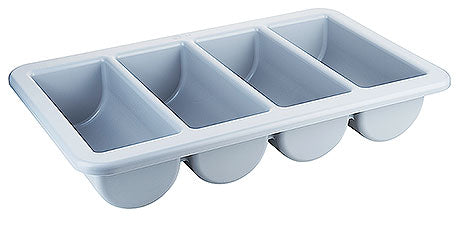 Eiswürfelform mit vier Fächern.