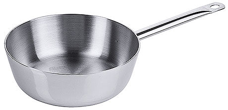 Edelstahlkasserolle mit Stielgriff