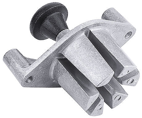 Metallgerät mit schwarzem Griff.