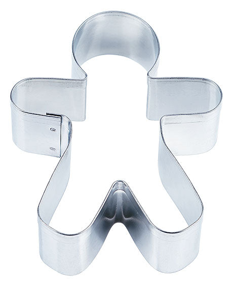 Ausstechform in Menschenform, Metall.