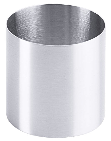 Metallring, zylindrisch, Edelstahl, Gastronomie.