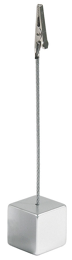 Notizhalter mit Klammer und Sockel.