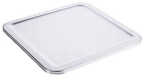 Metalltablett für Gastronomiebedarf.