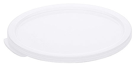 Transparenter Kunststoffdeckel für Behälter.