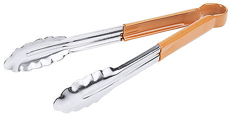 Küchenzange mit Metallgriffen.