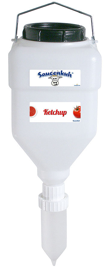 Großer Ketchup-Spender für Gastronomie.