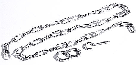 Metallkette und Haken für Gastronomie.