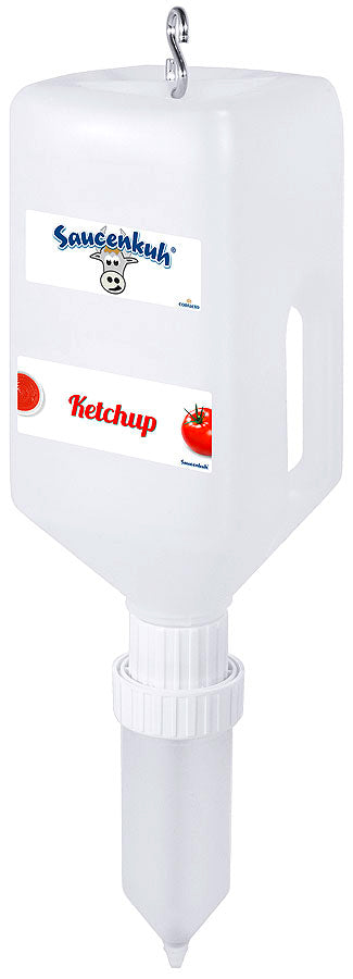 Ketchup-Spender für Großküchen.