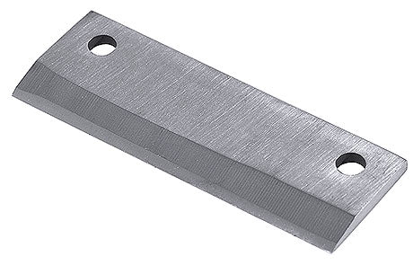 Metallplatte mit zwei Löchern.