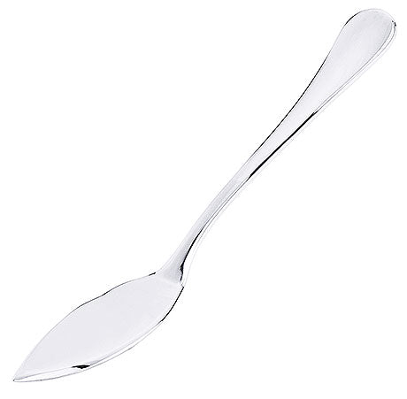 Silberner Fischmesser für Gastronomie.