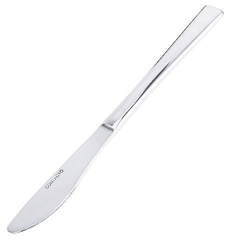 Silbernes Buttermesser mit Logo.