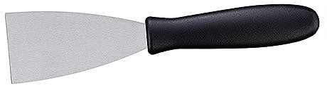 Spachtel mit schwarzem Griff.