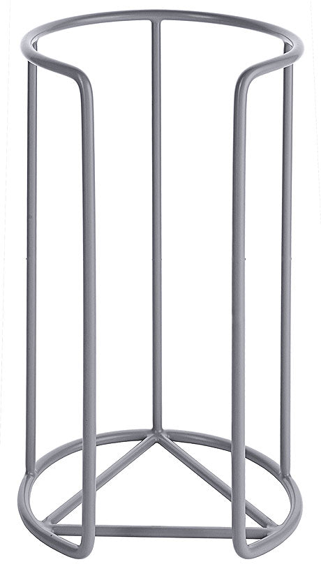 Metallständer für Flaschen oder Behälter.