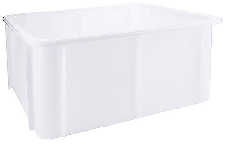 Weiße Kunststoffbox für Gastronomie.