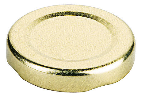 Goldener Schraubdeckel für Gläser.