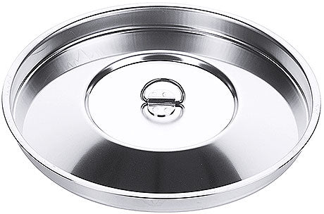 Edelstahl-Deckel für Gastronomiebedarf.