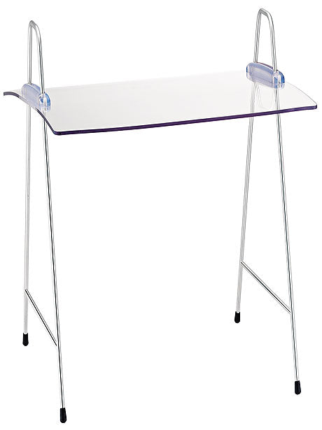 Buffetaufsatz mit transparentem Glas.
