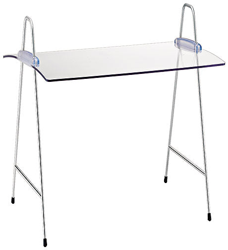 Buffetaufsatz mit transparentem Glas.