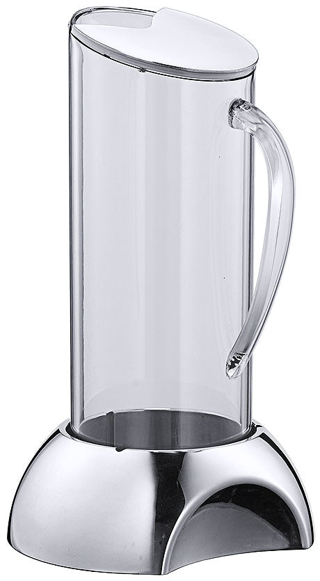 Transparenter Behälter mit Griff, Deckel.