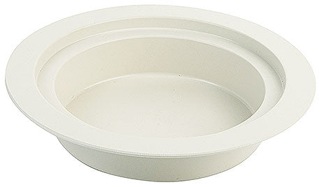 Weißer runder Gastronomie-Behälter.