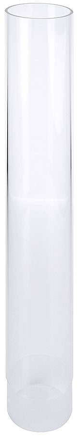 Transparenter, zylindrischer Behälter.