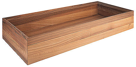 Holztablett rechteckig für Gastronomie.