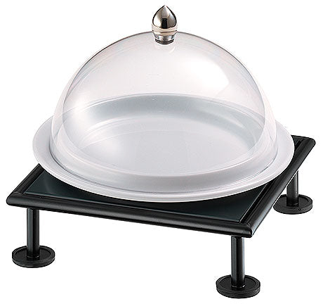 Buffet-Display mit Abdeckhaube.