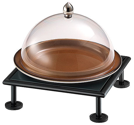 Buffet-Display mit Glashaube.