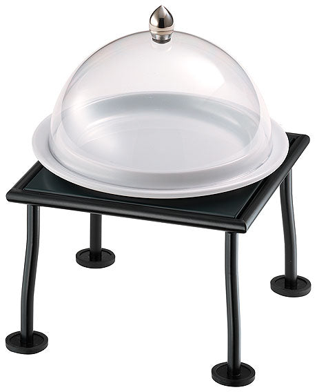 Buffetständer mit Abdeckhaube.