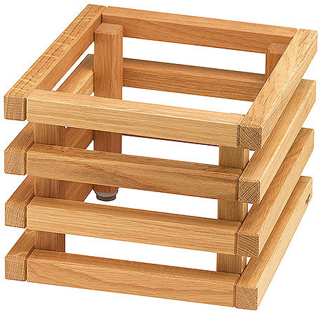 Holzkorb für Gastronomiebedarf.