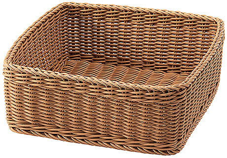 Geflochtener Korb für Gastronomiebedarf.