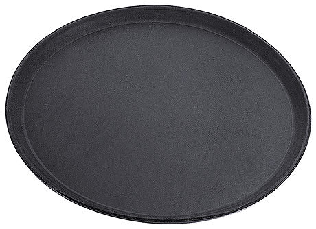Schwarzes Serviertablett für Gastronomie.