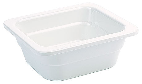 Weiße GN-Behälter für Gastronomie.