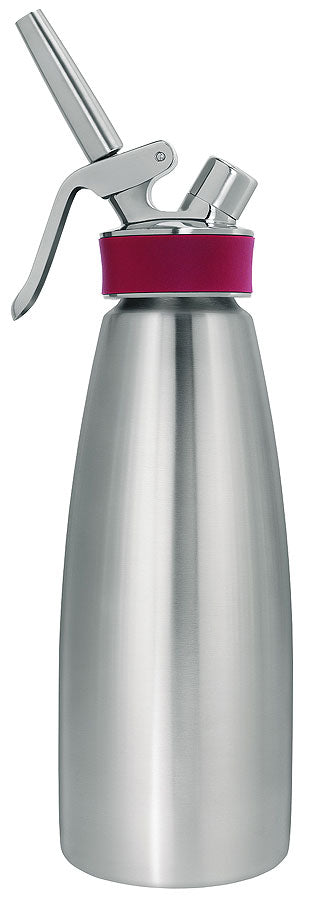 Sahnespender aus Edelstahl, Gastronomie.