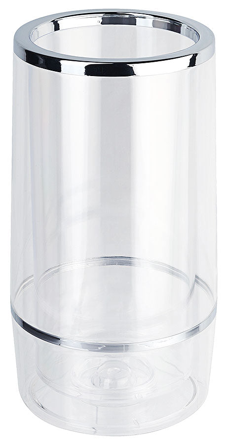 Transparenter Acryl-Behälter mit Deckel.