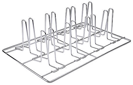 Geschirrständer aus Metall für Teller.