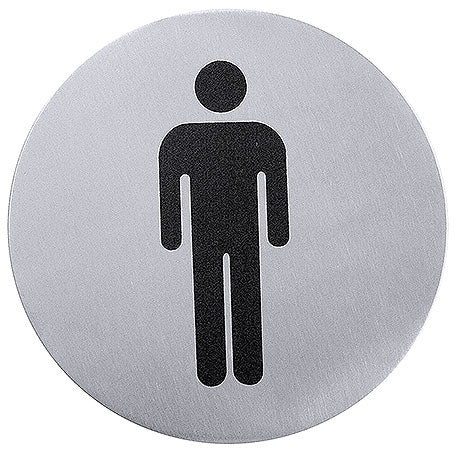 Piktogramm für Herrentoilette Türschild.